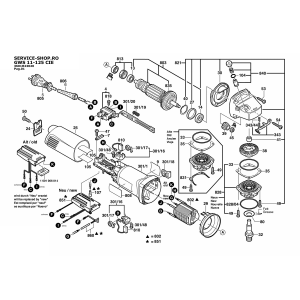 Bosch GWS 11-125 CIE (3601H23020-OEU)